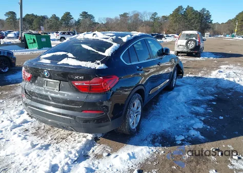 2016 BMW X4 xDrive28I z USA, uszkodzony, nr VIN 5UXXW3C5XG0R20801